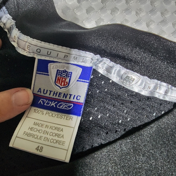 REEBOK EUC MENS sz 40 PITTSBURGH STEELERS #34 MENDENSHALL FOOTBALL JERSEY SHIRT - Picture 5 of 12